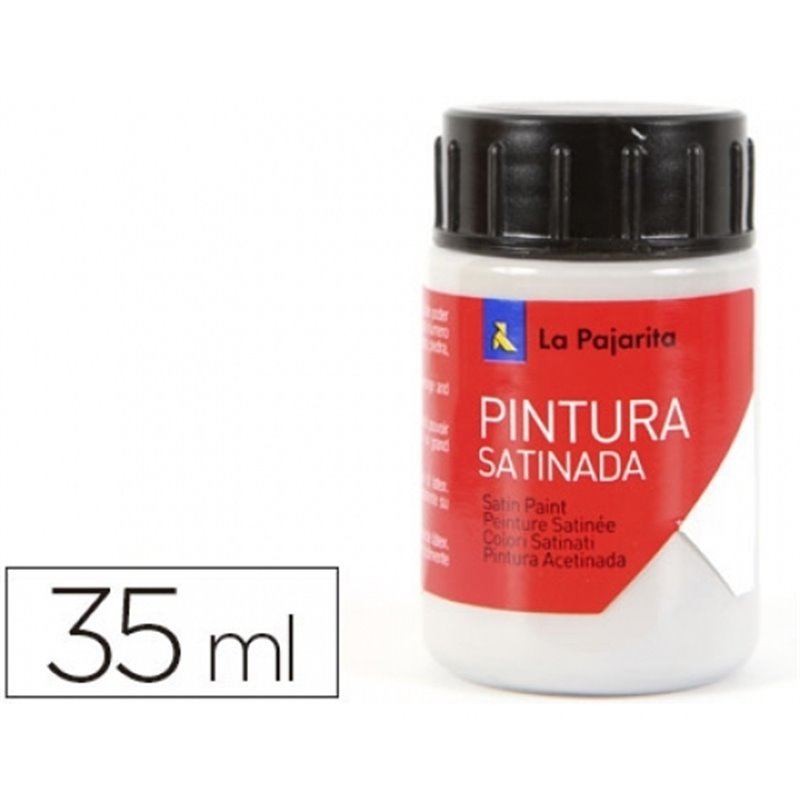 PINTURA SATINADA LA PAJARITA 35 ML L-19 GRIS PLATA COD 112122