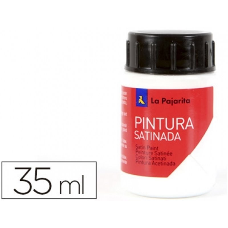 PINTURA SATINADA LA PAJARITA 35 ML L-21 BLANCO COD 110122