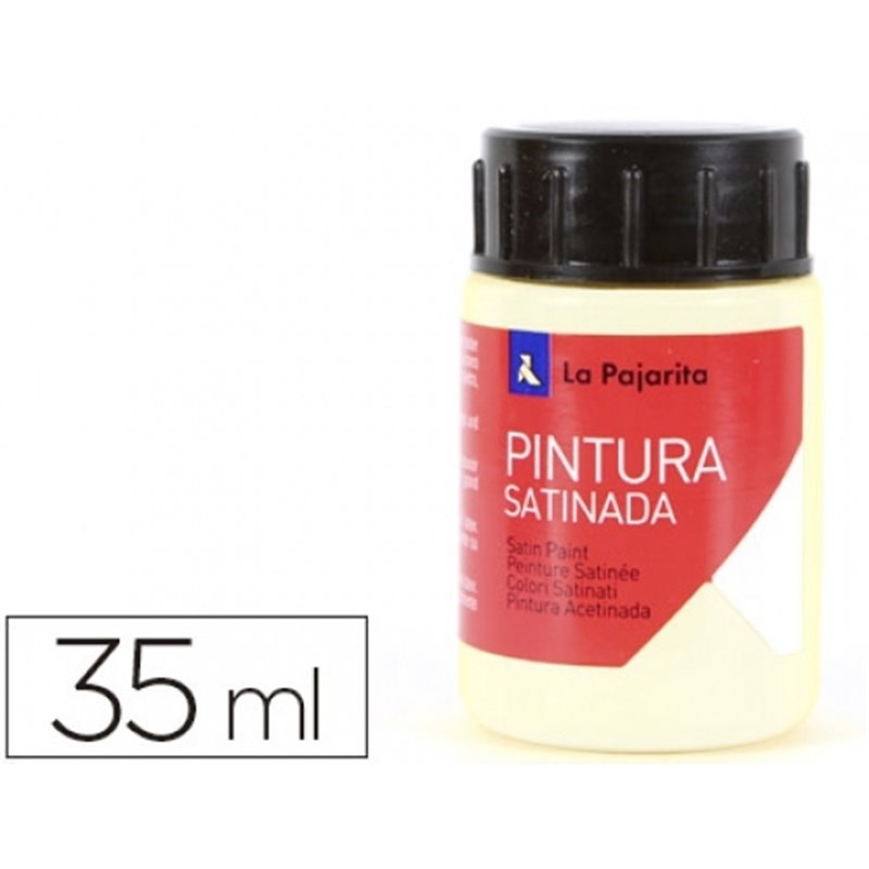 PINTURA SATINADA LA PAJARITA 35 ML L-25 MARFIL COD 112922