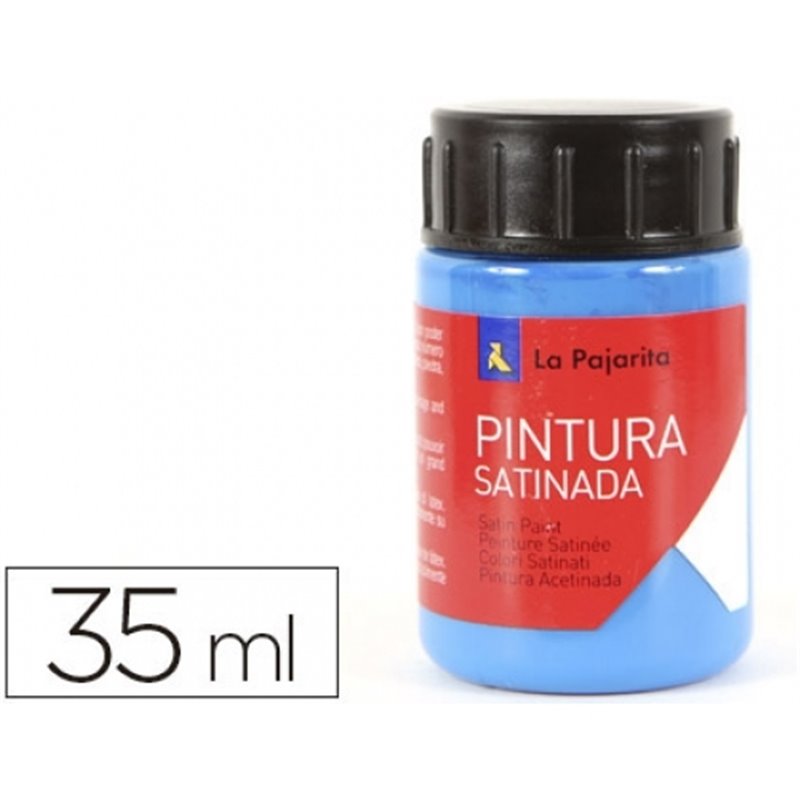 PINTURA SATINADA LA PAJARITA 35 ML L-26 CYAN COD 118322