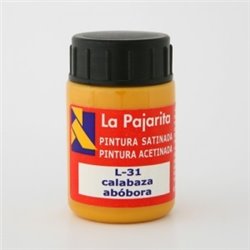 PINTURA SATINADA LA PAJARITA 35 ML L-31 CALABAZA COD 169022