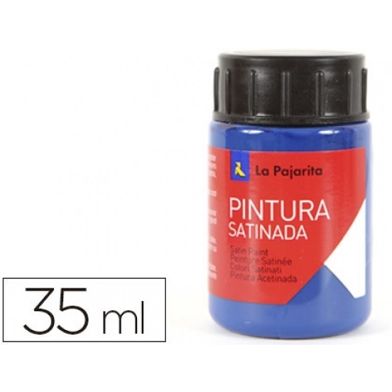 PINTURA SATINADA LA PAJARITA 35 ML L-36 AZUL MARINO COD 169522