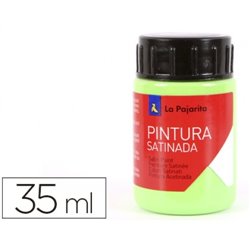 PINTURA SATINADA LA PAJARITA 35 ML L-37 VERDE LORO COD 169622