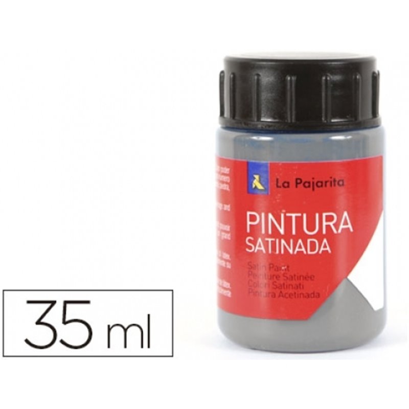 PINTURA SATINADA LA PAJARITA 35 ML L-40 GRIS COD 169922