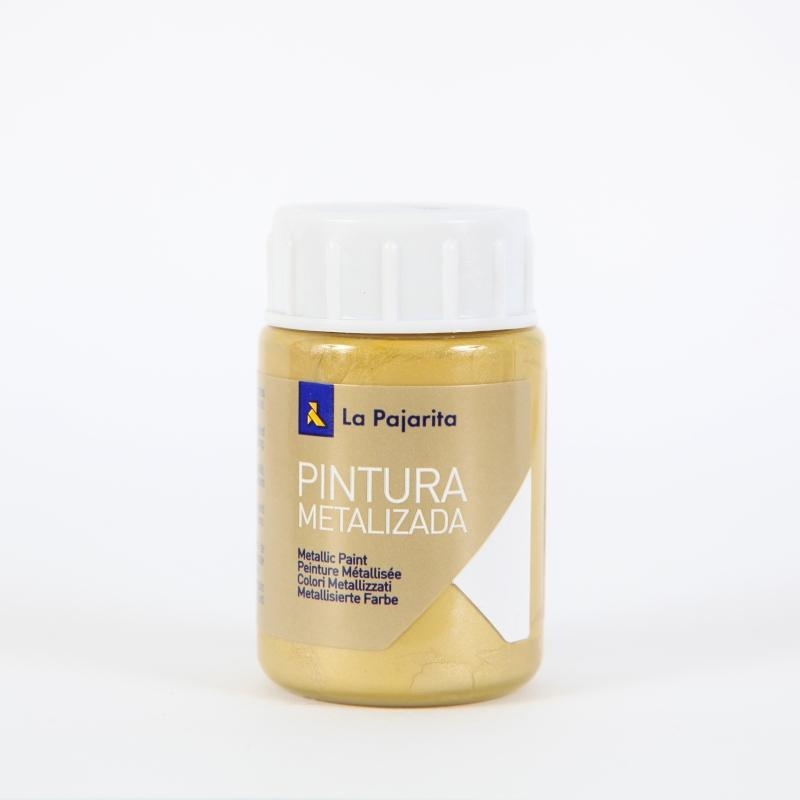 PINTURA METALIZADA LA PAJARITA 35 ML ME-03 ORO RICO COD 125322