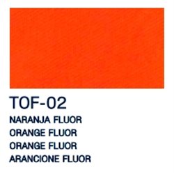 PINTURA PARA TELA LA PAJARITA OPACA 35 ML TOF-02 NARANJA FLUORESCENTE COD 208422