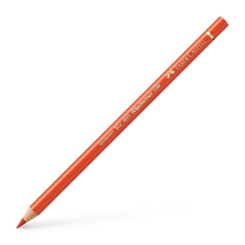 LAPIZ FABER CASTELL POLYCHROMO Nº 115 NARANJA DE CADMIO OSCURO