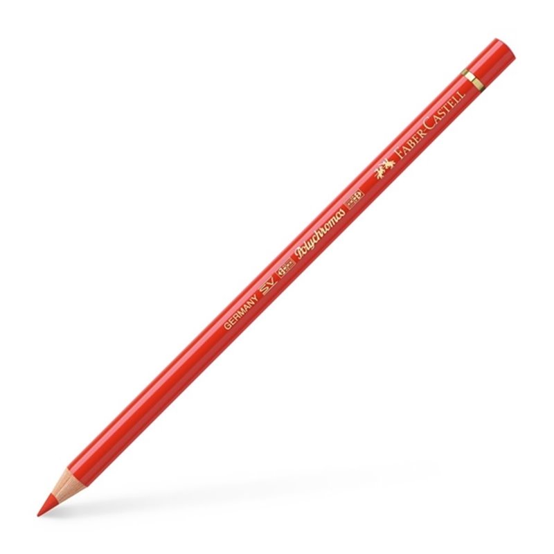 LAPIZ FABER CASTELL POLYCHROMO Nº 117 ROJO DE CADMIO CLARO