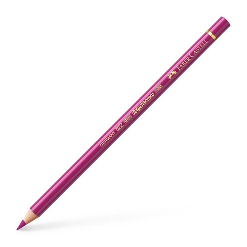 LAPIZ FABER CASTELL POLYCHROMO Nº 125 ROSA PURPURA MEDIO