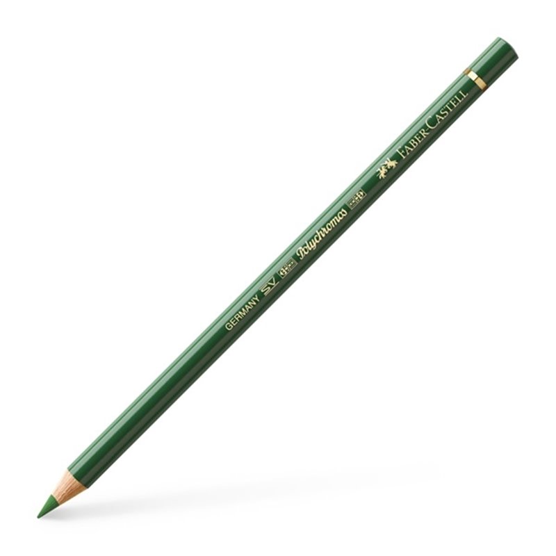 LAPIZ FABER CASTELL POLYCHROMO Nº 167 VERDE OLIVA PERMANENTE