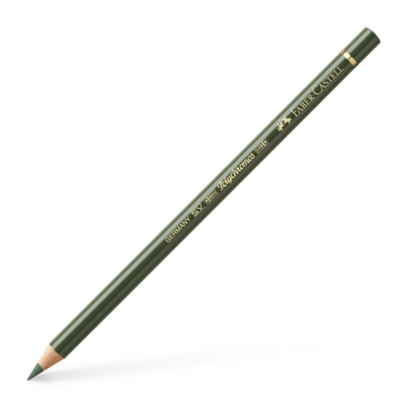 LAPIZ FABER CASTELL POLYCHROMO Nº 174 VERDE OXIDO DE CROMO OPACO