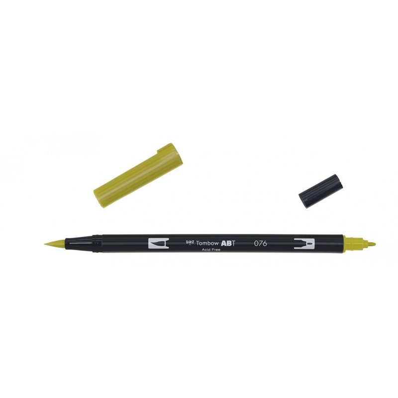 ROTULADOR ACUARELABLE TOMBOW ABT-076 GREEN OCHRE COD 20122