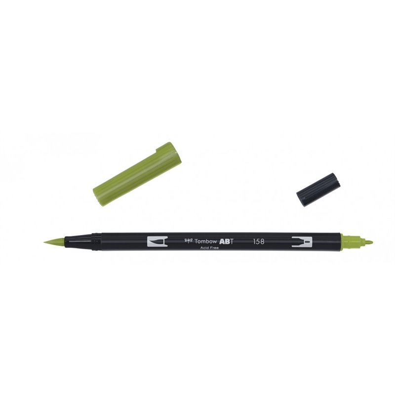 ROTULADOR ACUARELABLE TOMBOW ABT-158 DARK OLIVE COD 20130