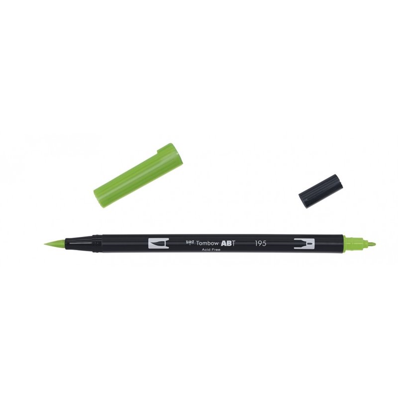 ROTULADOR ACUARELABLE TOMBOW ABT-195 LIGHT GREEN COD 20138