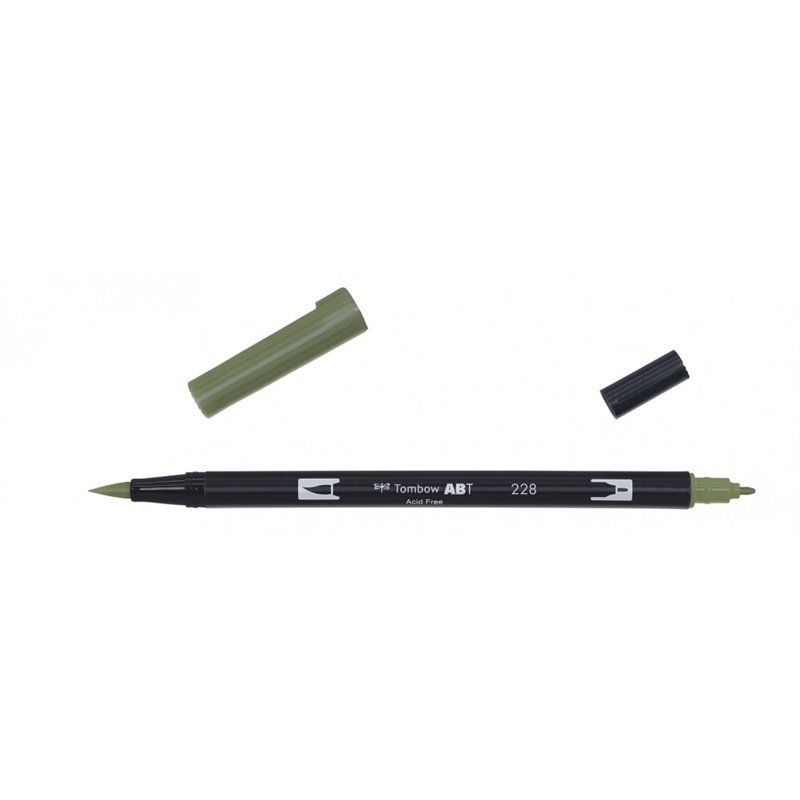 ROTULADOR ACUARELABLE TOMBOW ABT-228 GRAY GREEN COD 20139