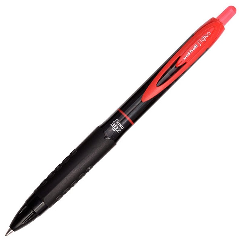 UNI-BALL SIGNO 307 0,7 MM ROLLERBALL DE TINTA GEL UMN-307 ROJO COD 190371000