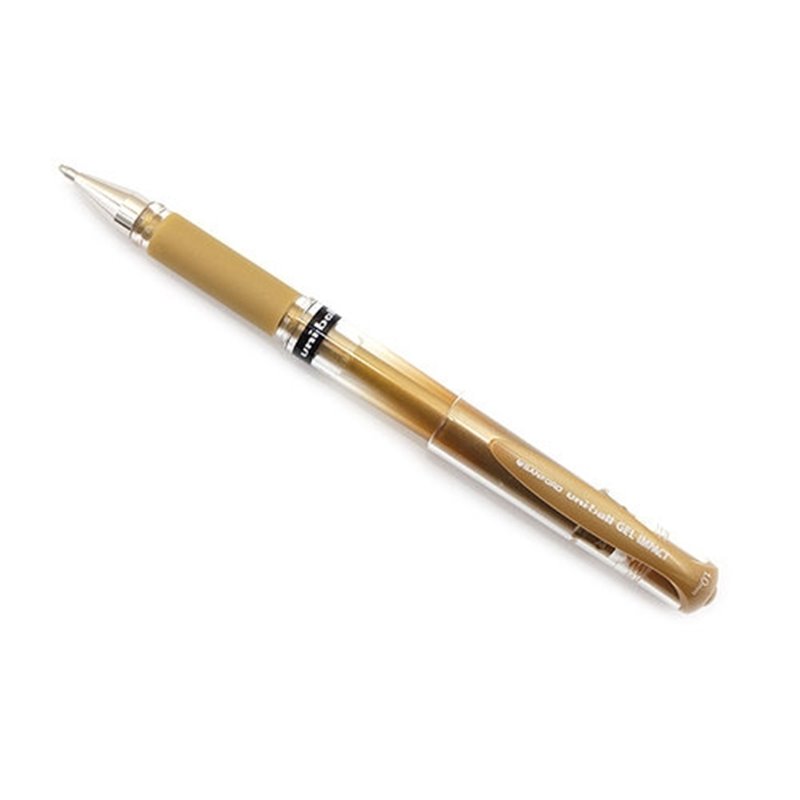 UNI-BALL SIGNO BROAD 1,0 MM ROLLERBALL DE TINTA GEL UM-153 ORO COD 665190000