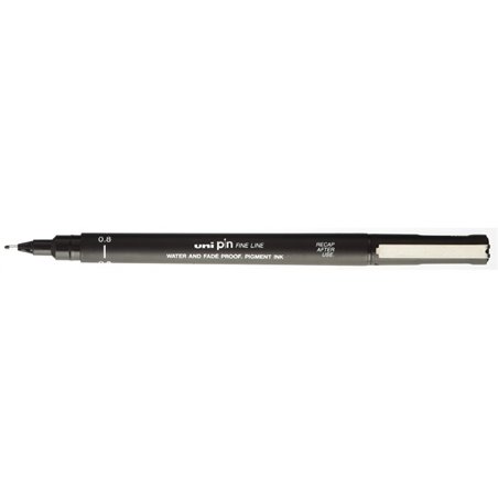 UNI-BALL PIN FINE LINE PERMANENTE PUNTA 0,8 MM PIN08-200(S) NEGRO COD 482380000