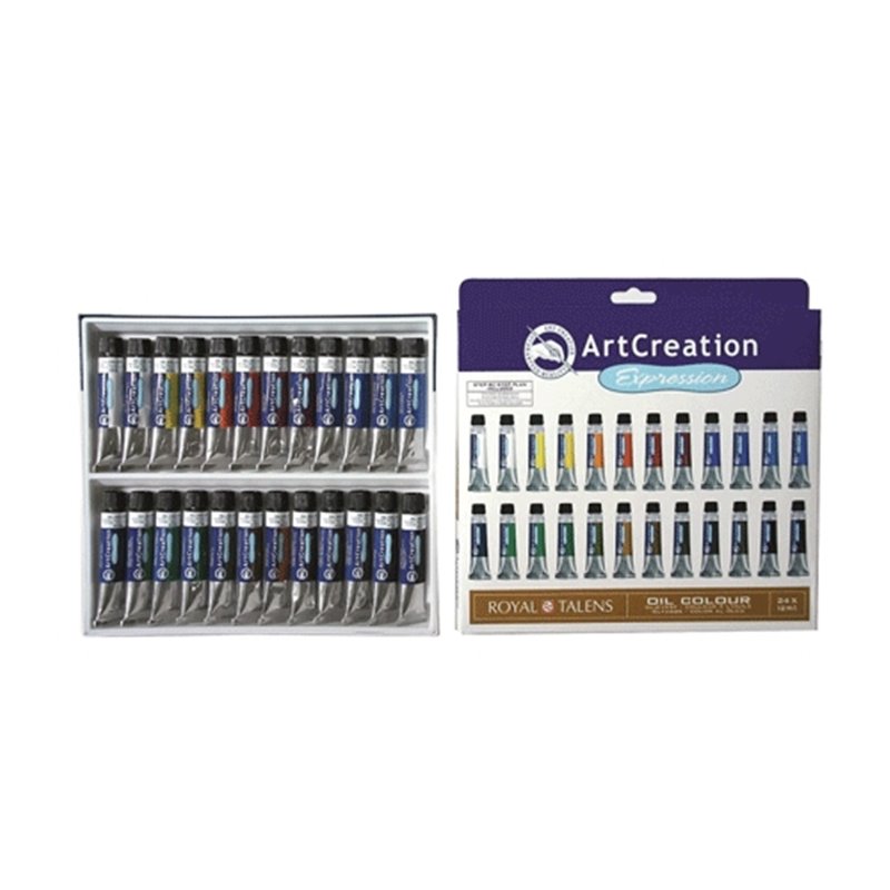 OLEO ART CREATION CAJA DE 24 TUBOS DE 12 ML COLORES SURTIDOS COD 9020124M