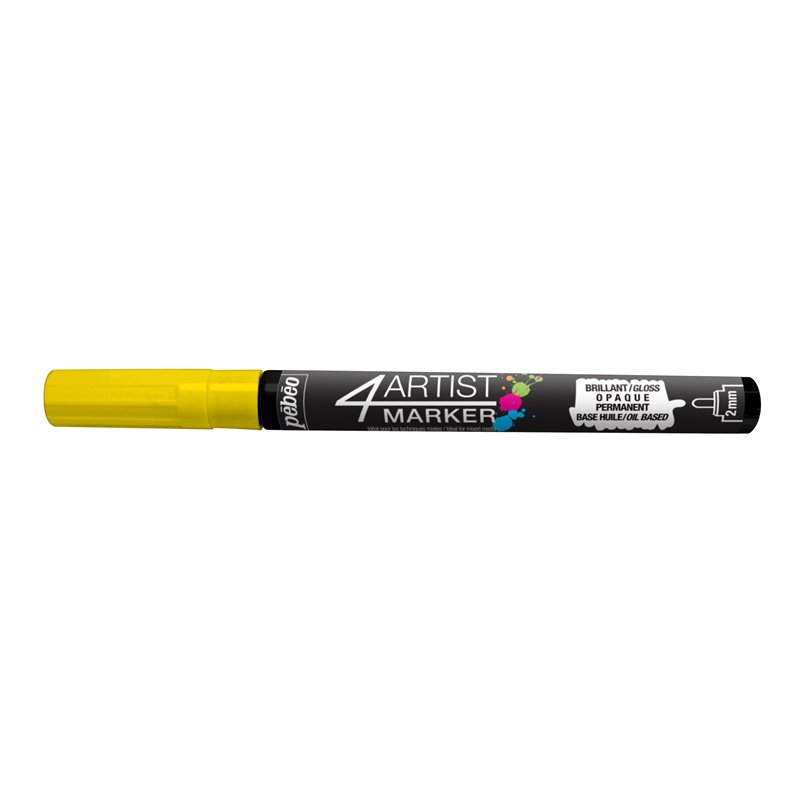 ROTULADOR PEBEO 4ARTIST MARKER 2MM AMARILLO COD 800026