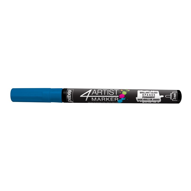 ROTULADOR PEBEO 4ARTIST MARKER 2MM AZUL COD 800101