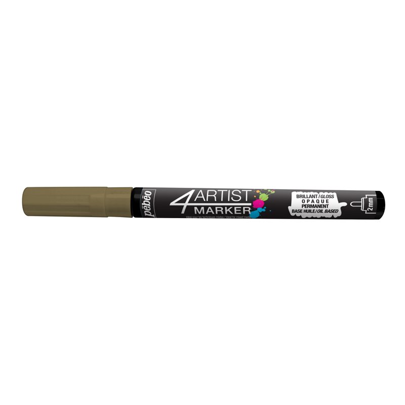 ROTULADOR PEBEO 4ARTIST MARKER 2MM ORO COD 800552