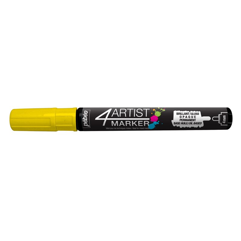 ROTULADOR PEBEO 4ARTIST MARKER 4MM AMARILLO COD 801023