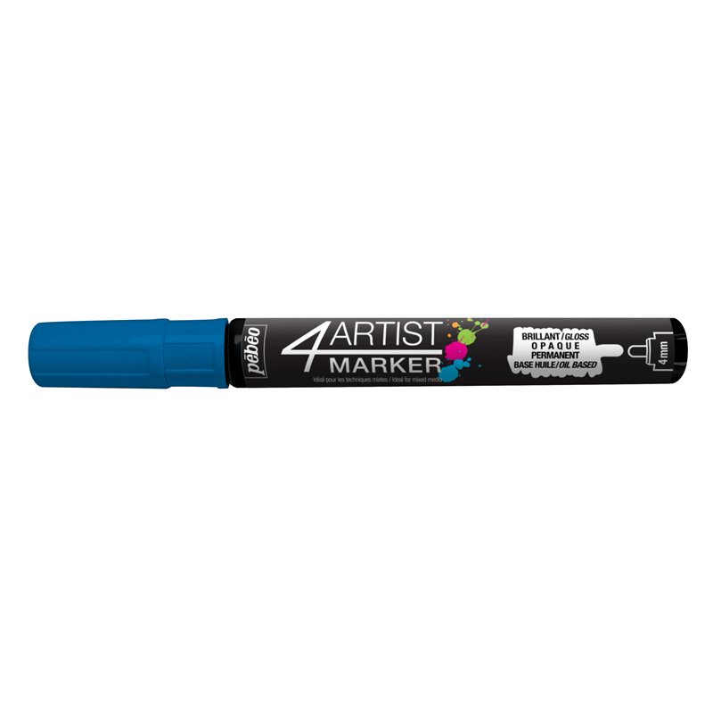 ROTULADOR PEBEO 4ARTIST MARKER 4MM AZUL COD 801108