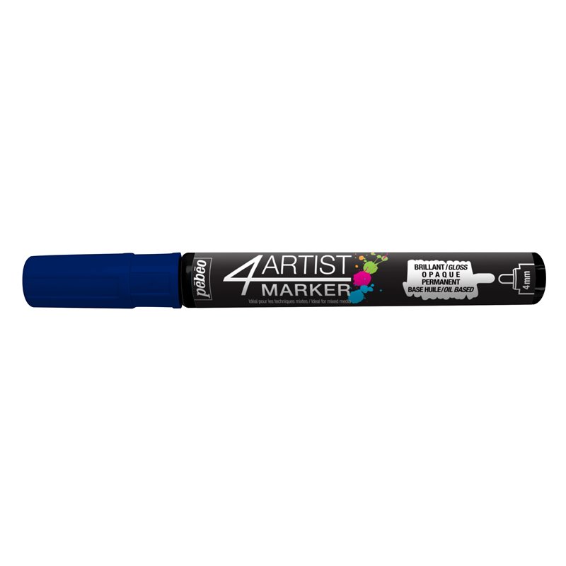 ROTULADOR PEBEO 4ARTIST MARKER 4MM AZUL PROFUNDO COD 801115