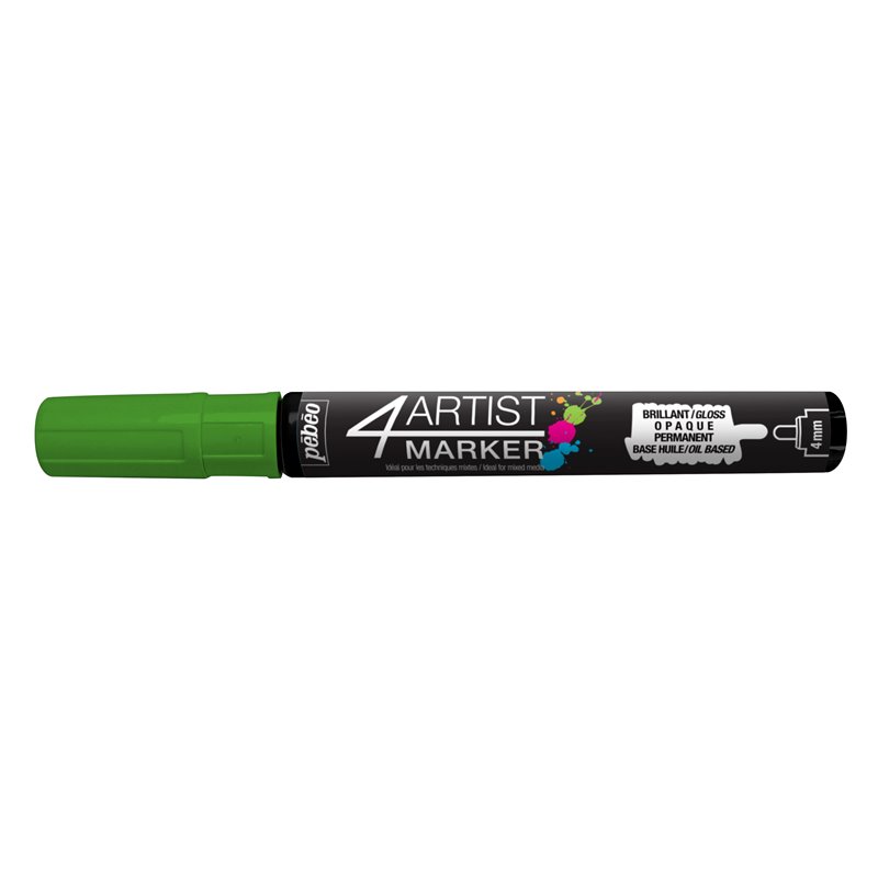 ROTULADOR PEBEO 4ARTIST MARKER 4MM VERDE CLARO COD 801160