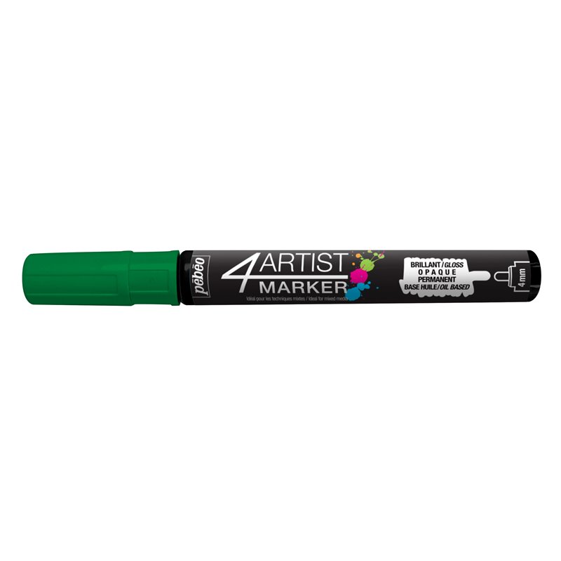 ROTULADOR PEBEO 4ARTIST MARKER 4MM VERDE COD 801184