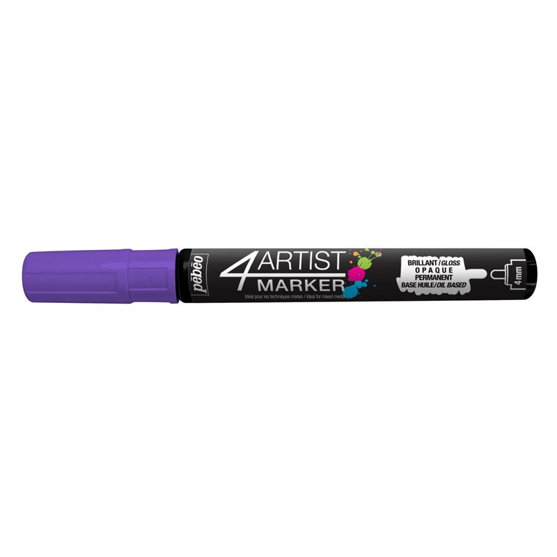 ROTULADOR PEBEO 4ARTIST MARKER 4MM VIOLETA COD 801283