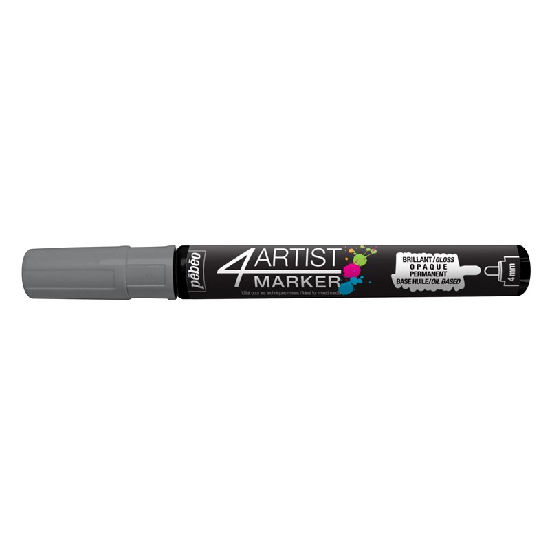 ROTULADOR PEBEO 4ARTIST MARKER 4MM GRIS COD 801481