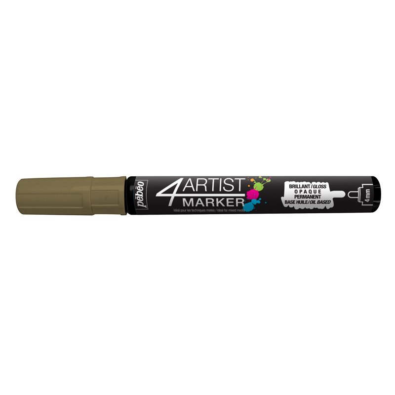 ROTULADOR PEBEO 4ARTIST MARKER 4MM ORO COD 801559