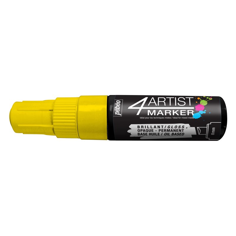 ROTULADOR PEBEO 4ARTIST MARKER 8MM AMARILLO COD 802020