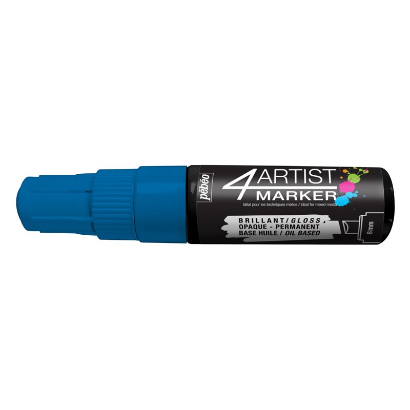 ROTULADOR PEBEO 4ARTIST MARKER 8MM AZUL COD 802105