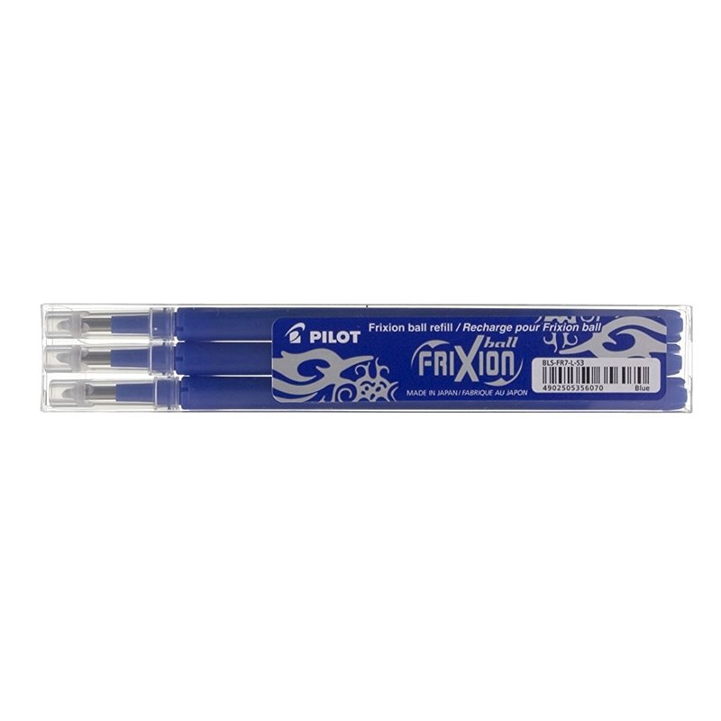 RECAMBIO BOLIGRAFO PILOT FRIXION BALL AZUL 3 UDS