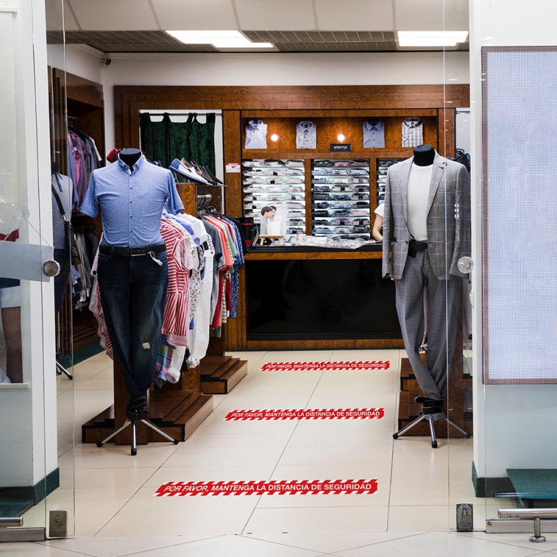 Vinilo "POR FAVOR, MANTENGA LA...