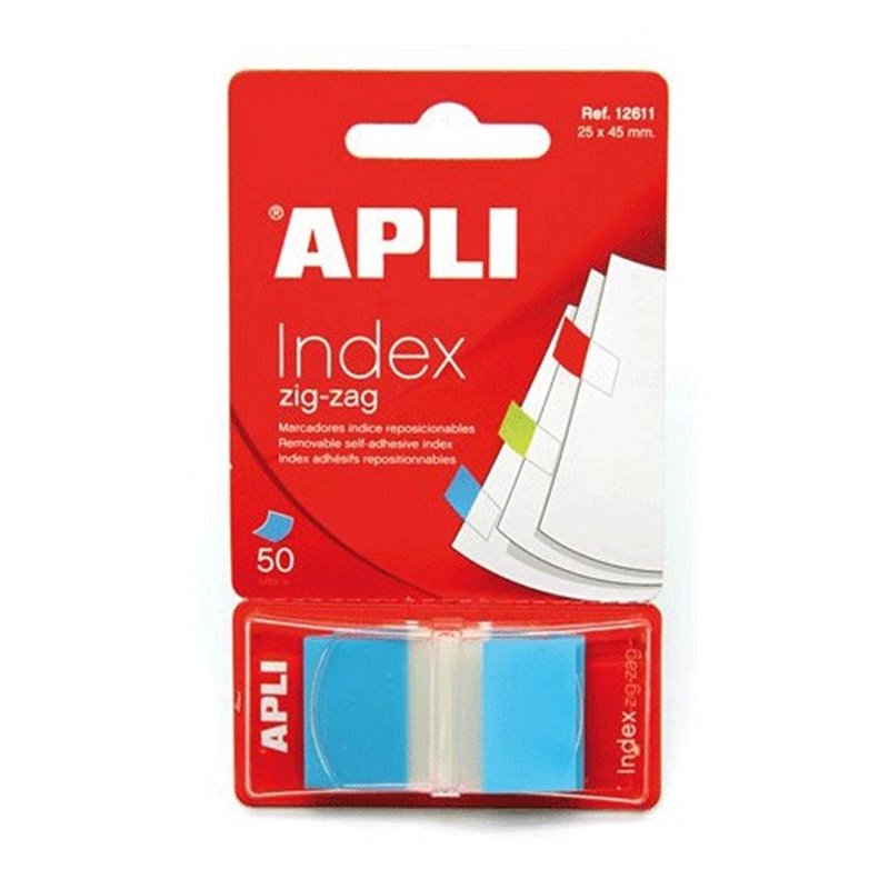 INDICE ADHESIVO APLI 25 X 45 MM 50 UDS