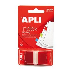 INDICE ADHESIVO APLI 25 X 45 MM 50 UDS