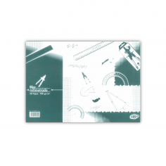 Bloc de papel milimetrado Faibo A4 210 x 297 mm 50 hojas 100 grs cod 906-A4