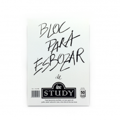 Bloc de esbozo Ipo study lomo pegado A4 210 X 297 mm 50 hojas cod 09082