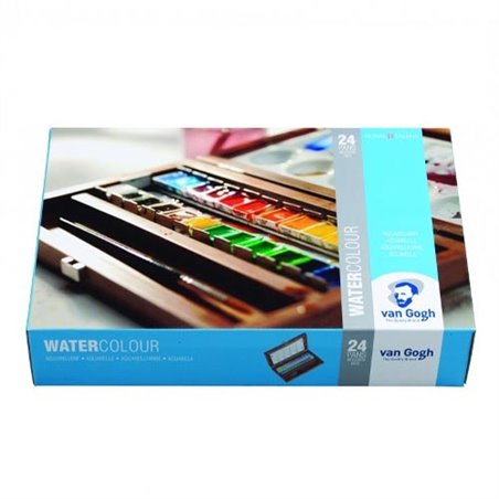 ACUARELA VAN GOGH CAJA 24 PASTILLAS COD 20848624