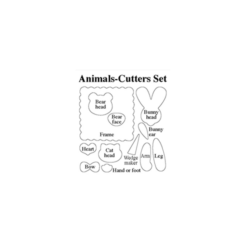 CORTADORES MAKINS ANIMALES 12 UDS COD 37008