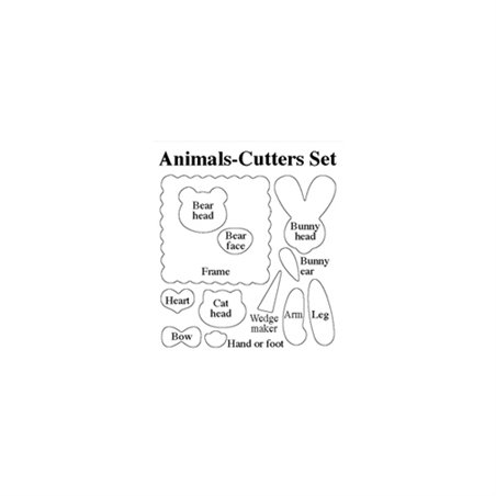 CORTADORES MAKINS ANIMALES 12 UDS COD 37008