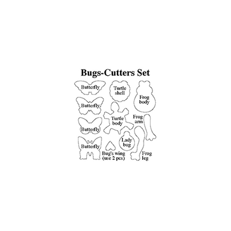 CORTADORES MAKINS BICHOS 11 UDS COD 37006