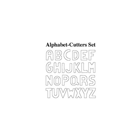 CORTADORES MAKINS ALFABETO 26 UDS COD 37001