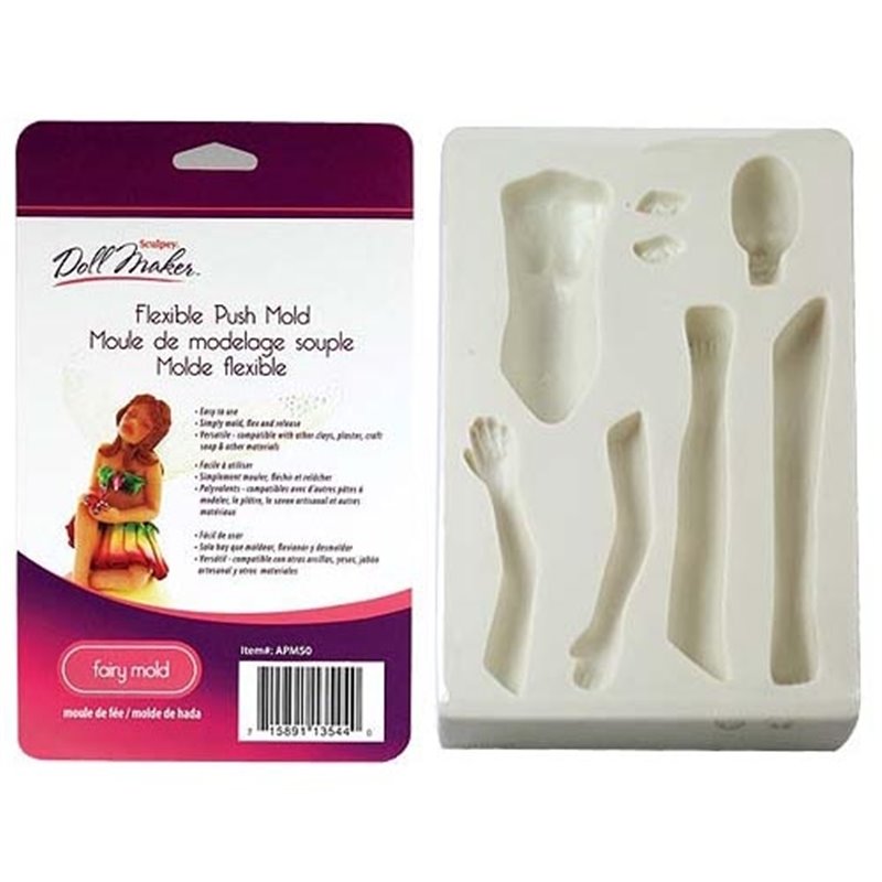 MOLDE FLEXIBLE SCULPEY FAIRY COD APM50