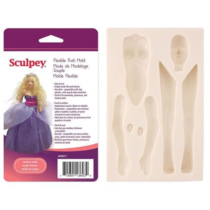 MOLDE FLEXIBLE SCULPEY WOMAN COD APM71