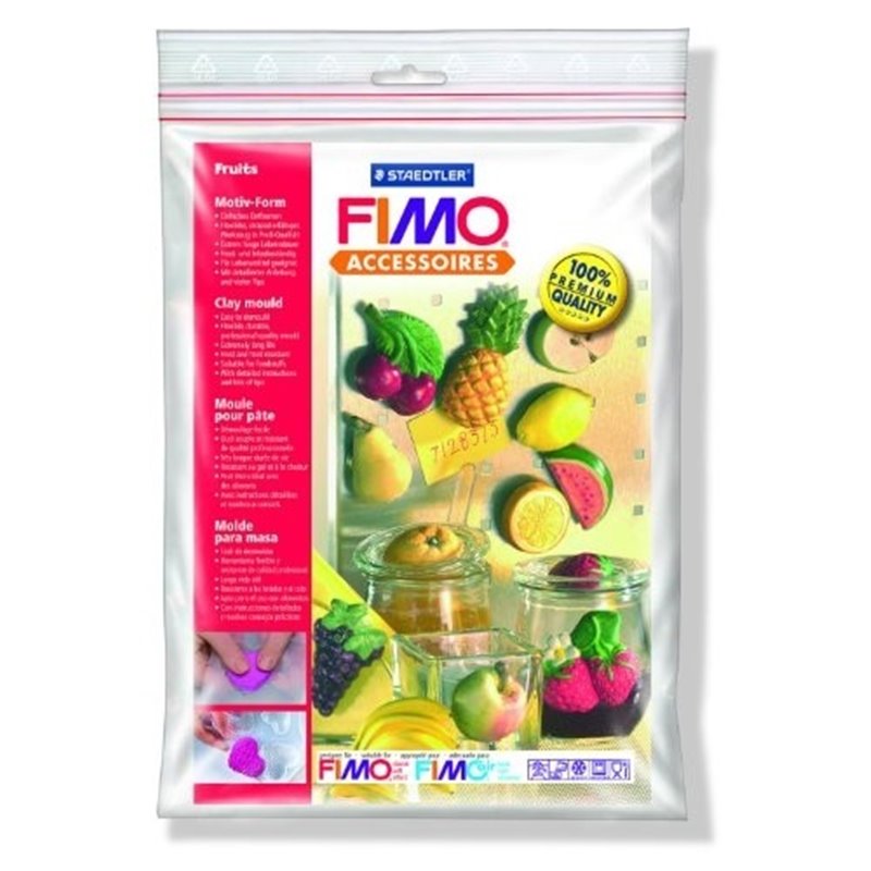 MOLDE FIMO FRUTAS COD 8742 42